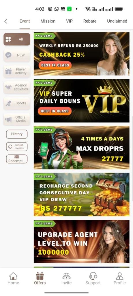 Y777 Game VIP Club